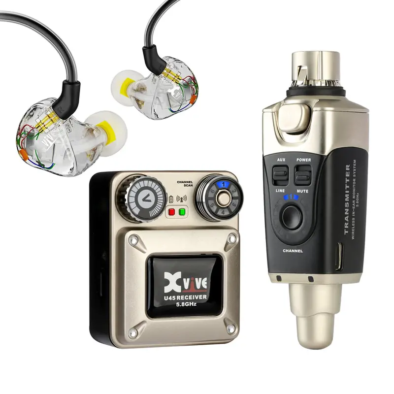 Xvive U45T9 In-Ear Monitor System – 5.8Ghz With T9 Transmitter 1
