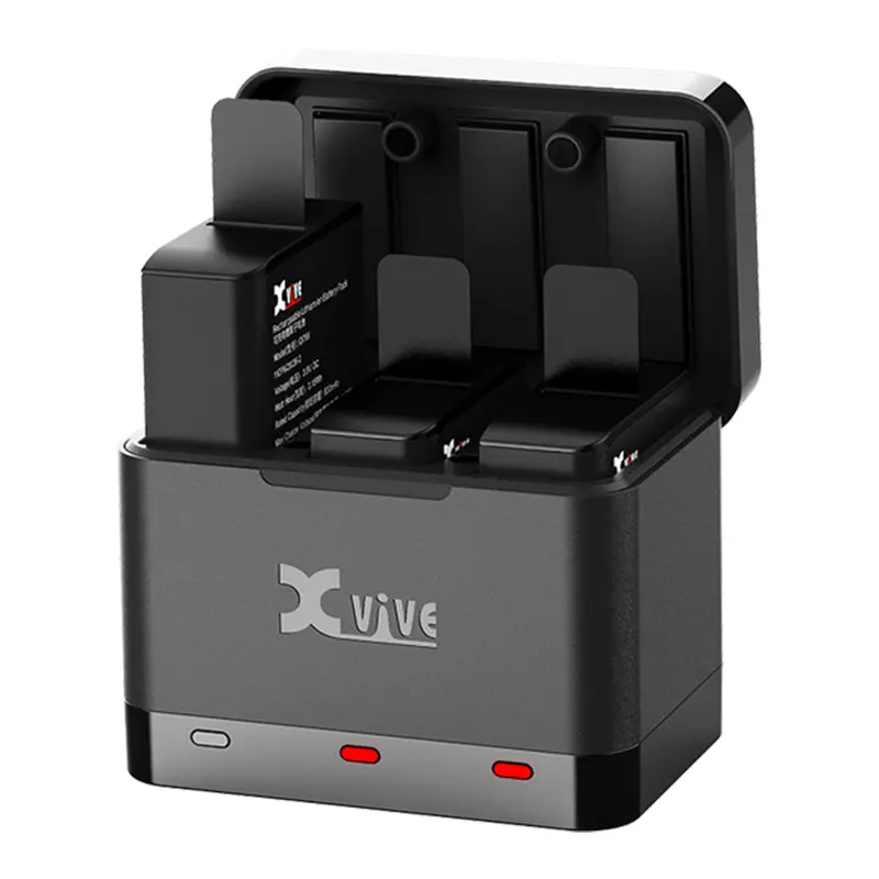 Xvive U5C 3-Pack Rechargeable Battery And Charging Kit For U5 Wireless Systems 1
