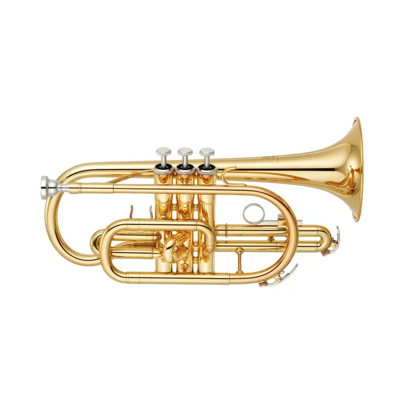Yamaha 2330Iii B♭ Cornet With Yellow Brass Bell And Gold Lacquer Finish 1