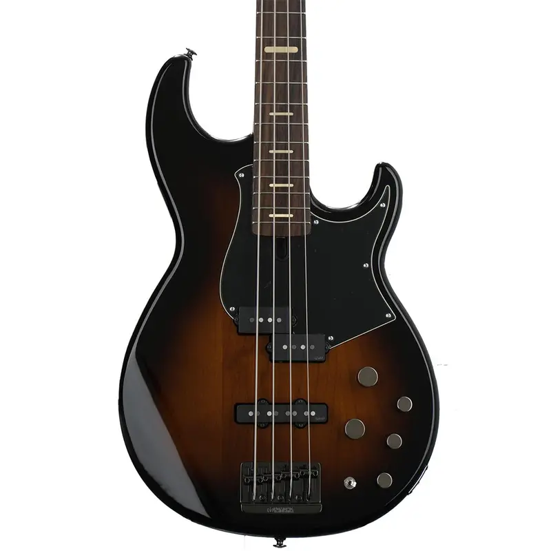 Yamaha Bb734A 4-String Bass Guitar – Dark Coffee Sunburst Finish 1