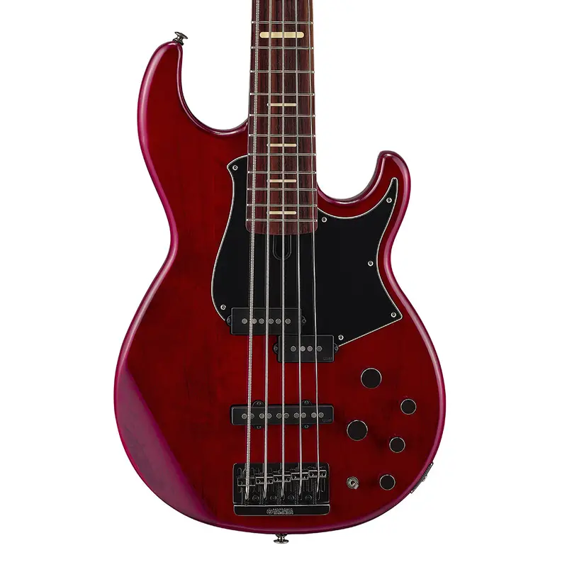 Yamaha Bb735A 5-String Professional Bass – Fired Red Finish 1