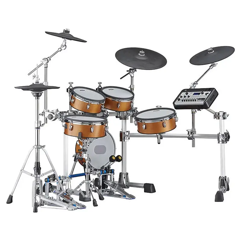 Yamaha Dtx10K Mesh-Head Electronic Drum Kit With Real Wood Shell Construction 1