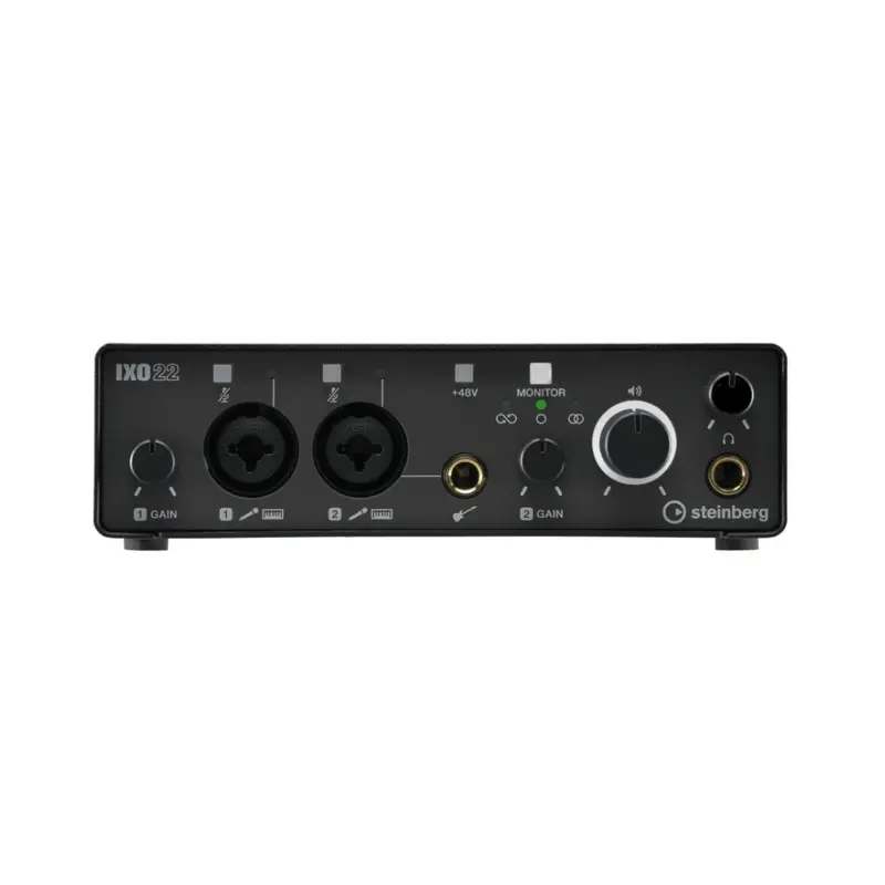 Yamaha Ixo22B Dual-Input Usb Audio Interface – Sleek Black Design 1