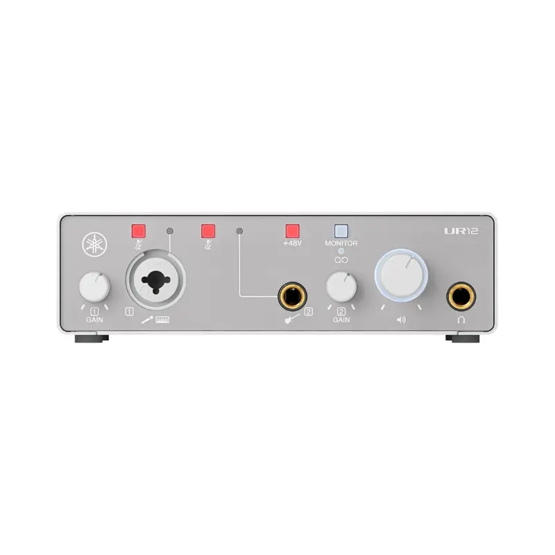 Yamaha Ur12-Mk3 Usb-C Audio Interface – Compact 2-In/2-Out Recording Solution (White) 1