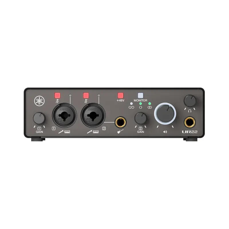 Yamaha Ur22-Mk3 Usb-C Audio Interface – 2-In/2-Out With Software Suite (Black) 1