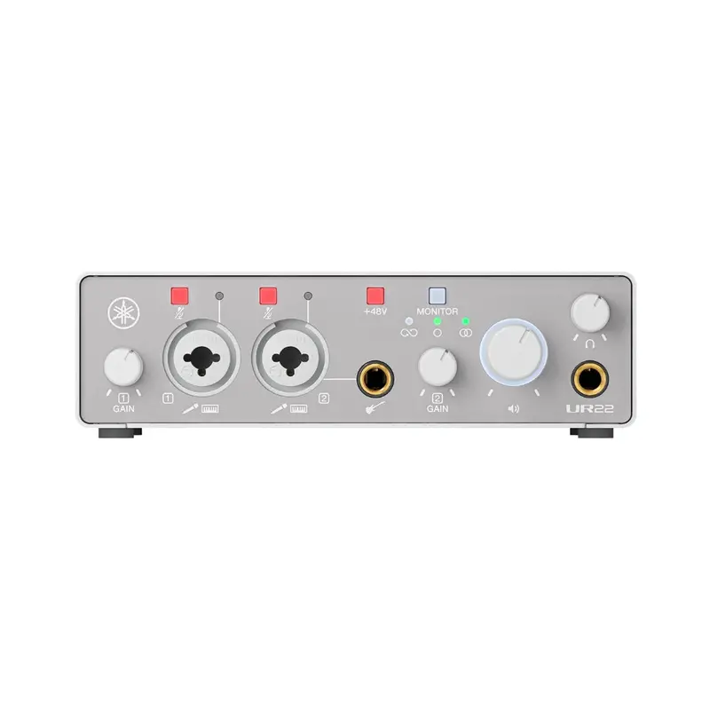 Yamaha Ur22-Mk3 Usb-C Audio Interface – 2-In/2-Out With Software Suite (White) 1
