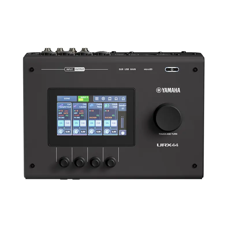 Yamaha Urx44 6-In/4-Out Compact Audio Interface – Black 1