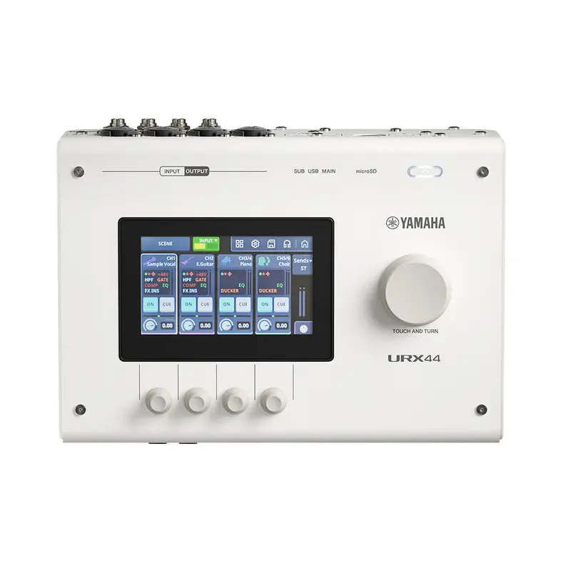 Yamaha Urx44 6-In/4-Out Compact Audio Interface – White 1