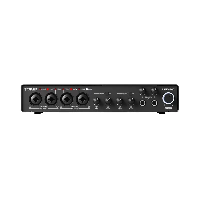Yamaha Urx44C Usb-C Audio Interface – Professional 4-In/4-Out With Bundled Software Suite 1