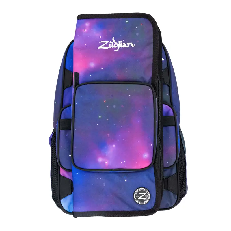 Zildjian Student Backpack With Removable Stick Bag – Purple Galaxy 1