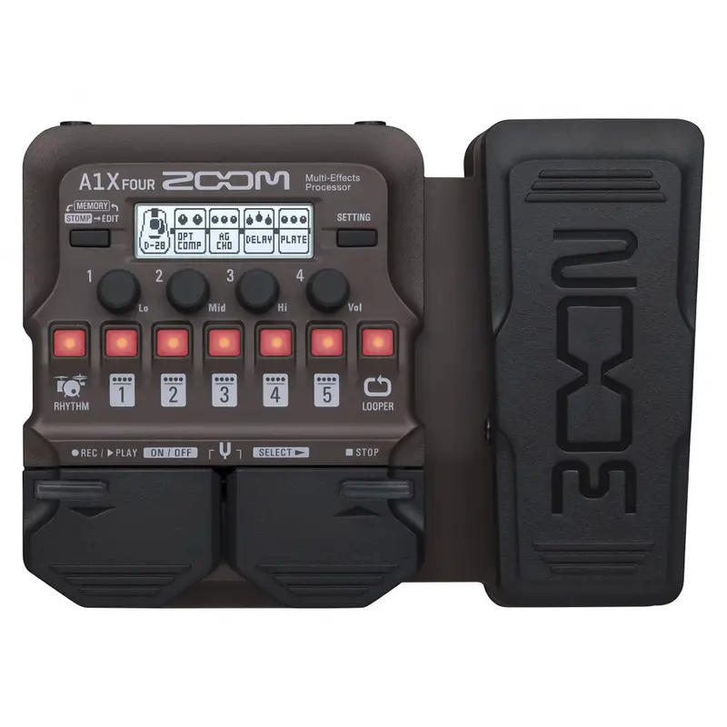 Zoom A1X Four Portable Multi-Effects Unit For Vocals And Instruments 1