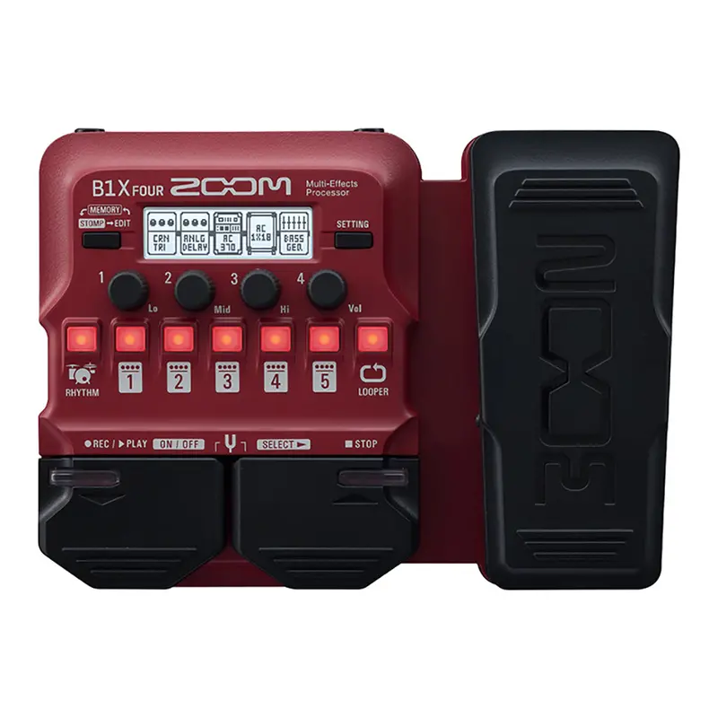 Zoom B1X Four Bass Pedal With Integrated Effects And Looping 1
