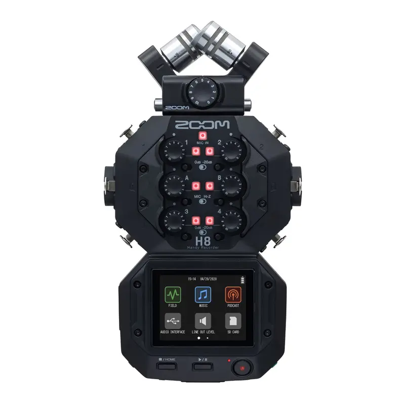 Zoom H8 Multi-Track Audio Recorder For Field Recording And Production 1