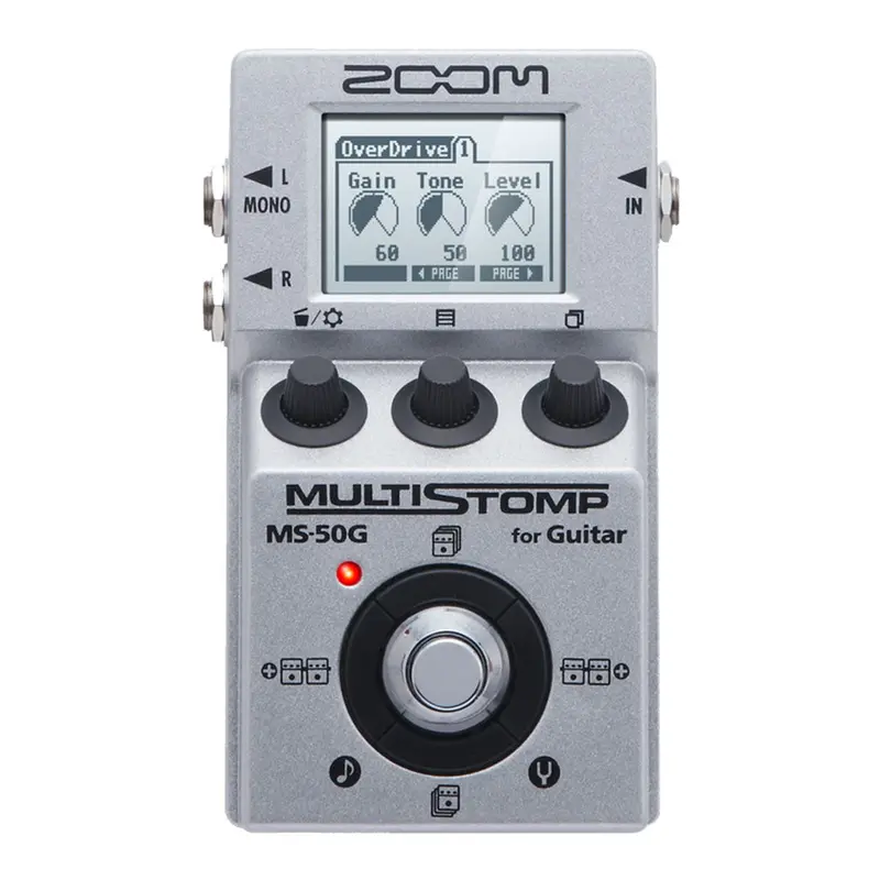 Zoom Ms-50G Guitar Multi-Effects Pedal – Compact Stompbox Processor 1