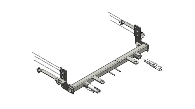Blue Ox Bx2344 Tow Bar Base Plate Kit – Removable Tabs, 3-Ton Towing Capacity 1