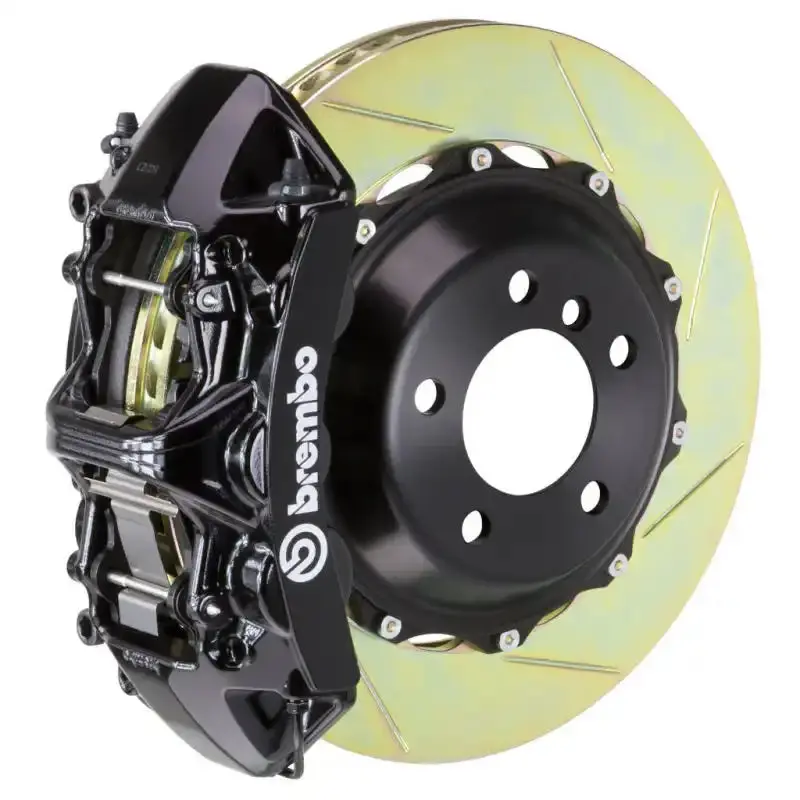 Brembo Gt2 Front Big Brake Kit – 380X32Mm Slotted Two-Piece Rotors, 6-Piston Calipers (2002–2005 996 Gt2) 1