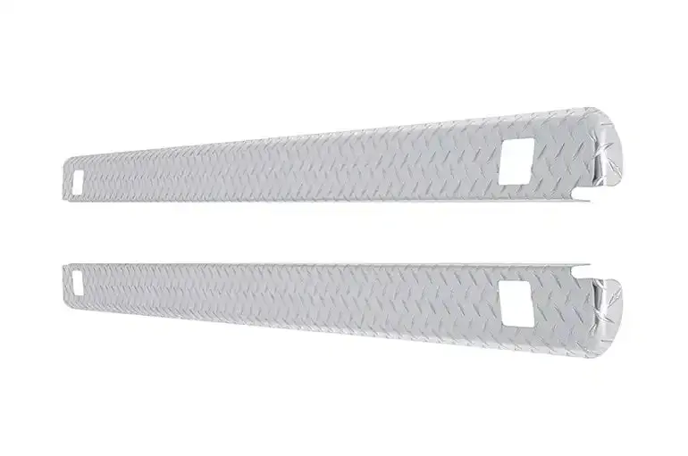 Dee Zee Dz11994 Aluminum Bed Cap Wrap With Brite-Tread Finish And Stake Pockets 1