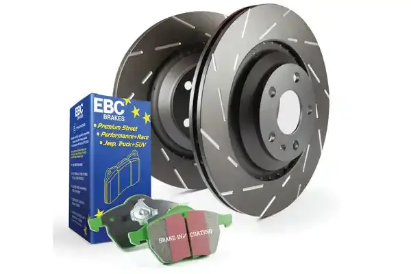 Ebc S2Kf1561 Slotted Front Brake Rotors – Engineered For Quiet Operation & Enhanced Cooling 1