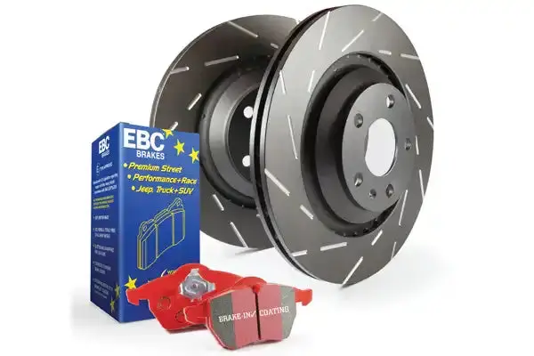 Ebc S4Kf1748 Slotted Brake Rotors – Precision-Cut Narrow Slots Reduce Wind Noise 1