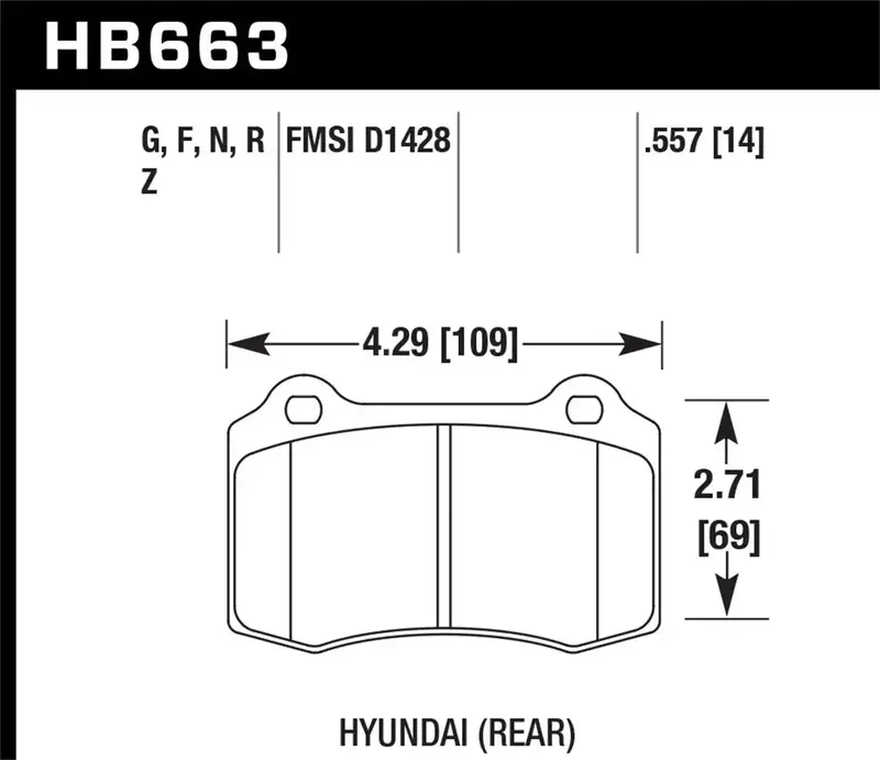 Hawk Hps 5.0 Brake Pads – Hb663B.557 Front Disc Pads, High Friction & Low Dust Performance 1