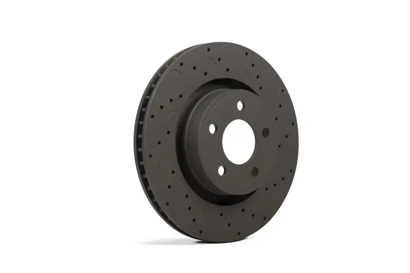 Hawk Performance Htc4297 Cross-Drilled & Slotted Brake Rotors For Enhanced Stopping Power 1