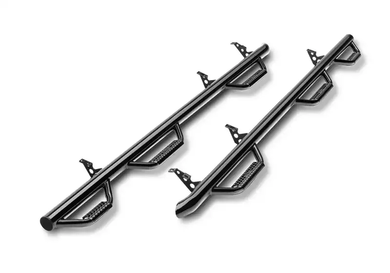 N-Fab F17124Cc-6 Wide-To-Wide Nerf Steps With Bed Access – Gloss Black, Fits 2017–2023 Ford F-250/F-350 Crew Cab Srw (8' Bed) 1