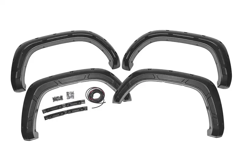 Rough Country Pocket Fender Flares – A-T11621-1J9 (Celestial Silver) 1