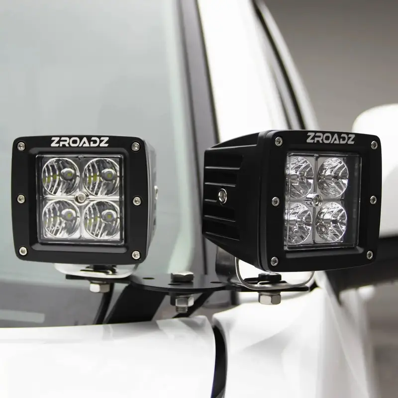 T-Rex Bolt-On Black Led Hood Hinge Kit (Model Z364721-Kit4) For Custom Lighting Upgrade 1