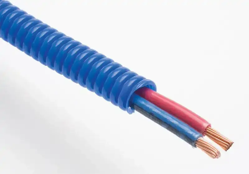 Transdapt 7592 Blue 1/4" Id Convolution Tubing – Flexible Fuel Or Vacuum Line 1