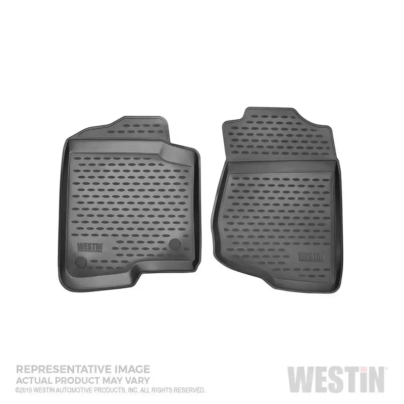 Westin Profile Floor Liners – 2-Piece Front Set In Matte Black 1